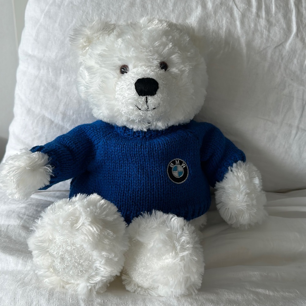 BMW Gund teddy bear.